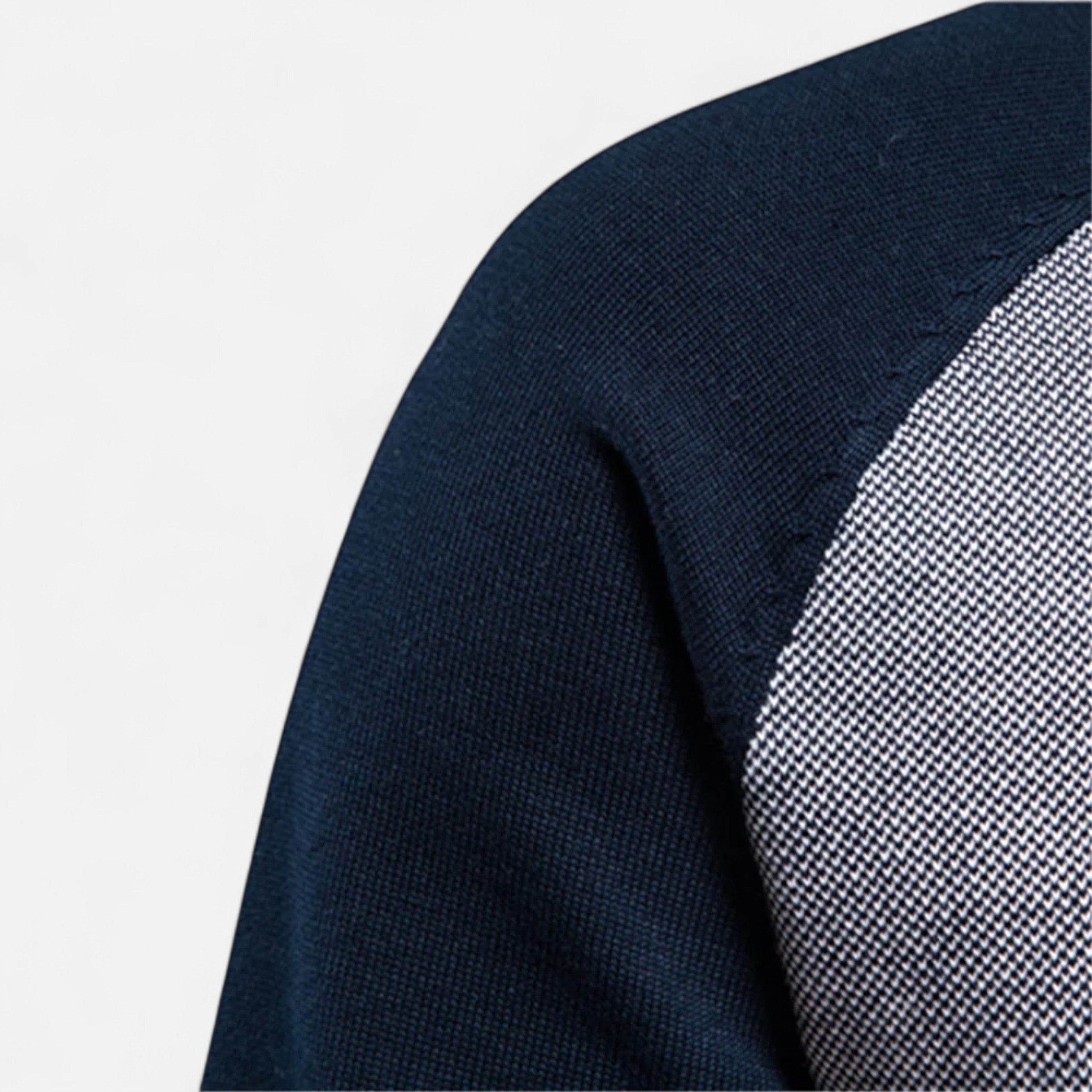 Old ancien | Men’s Zipped Sweater – Heritage Cotton Knit