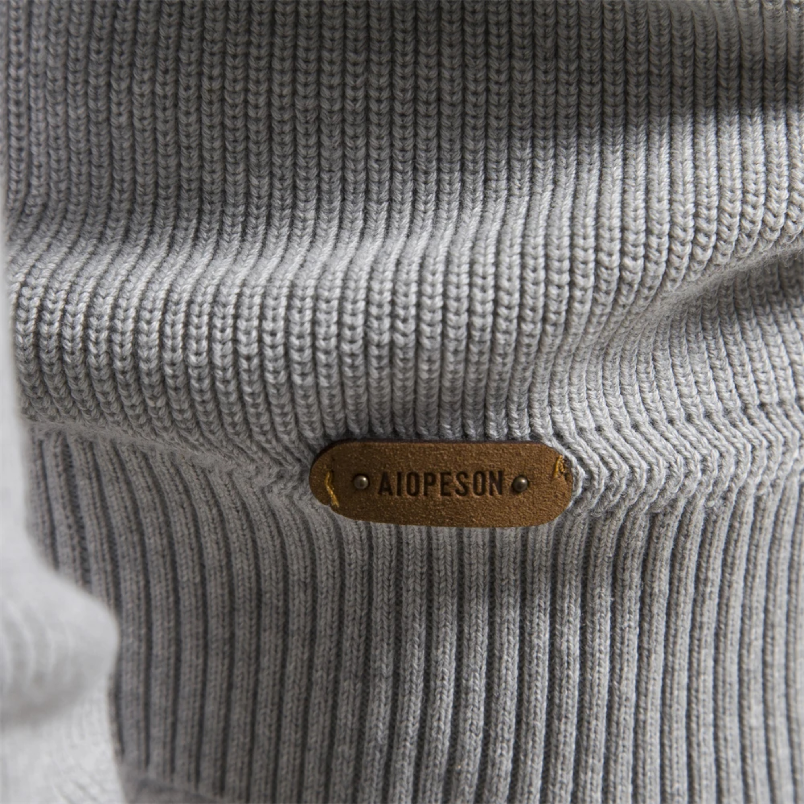 Old Ancien | Men’s Cotton Zip Sweater – Refined Knitwear for the Season