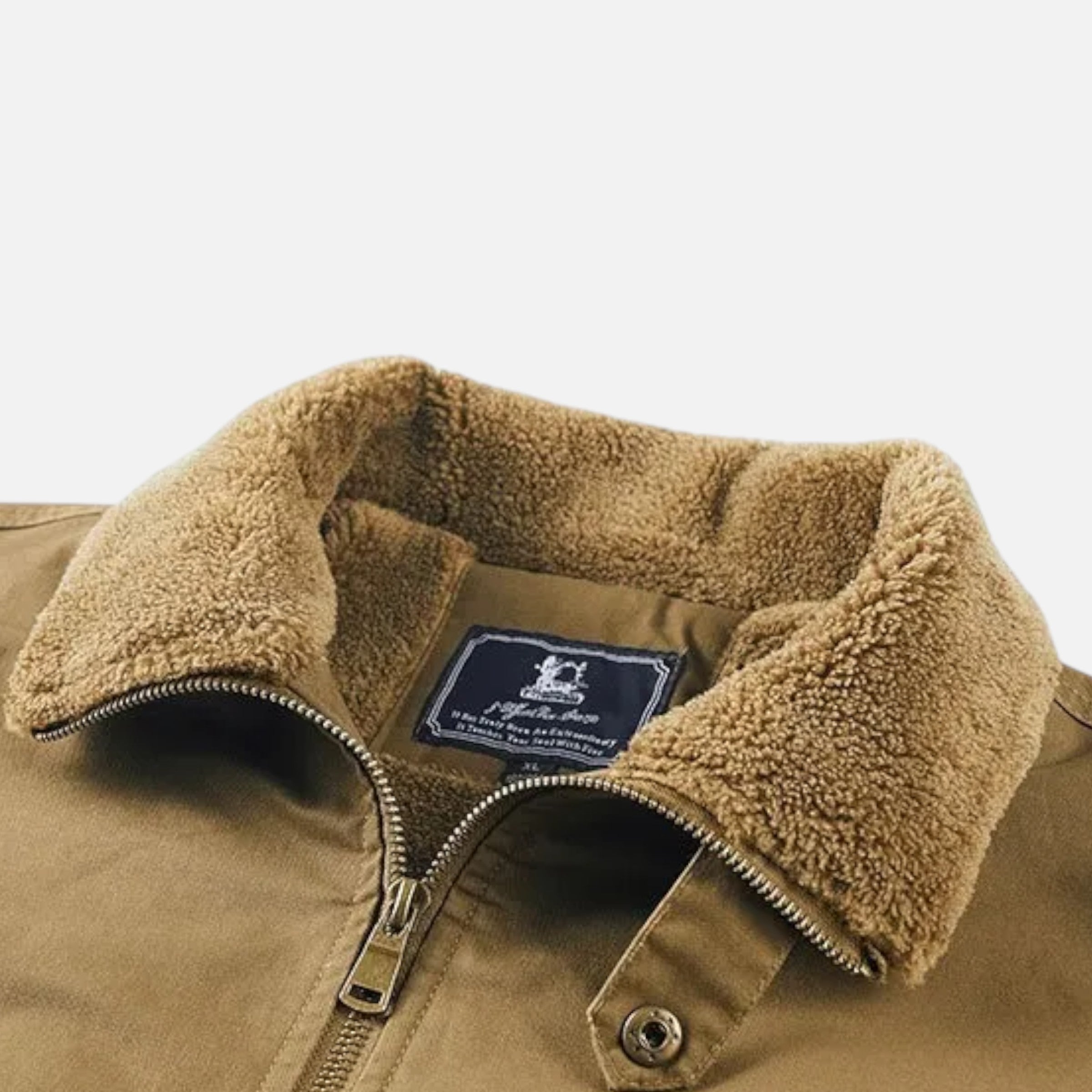 Old Ancien | Men’s Casual Jacket – Refined Cotton & Lambswool Blend