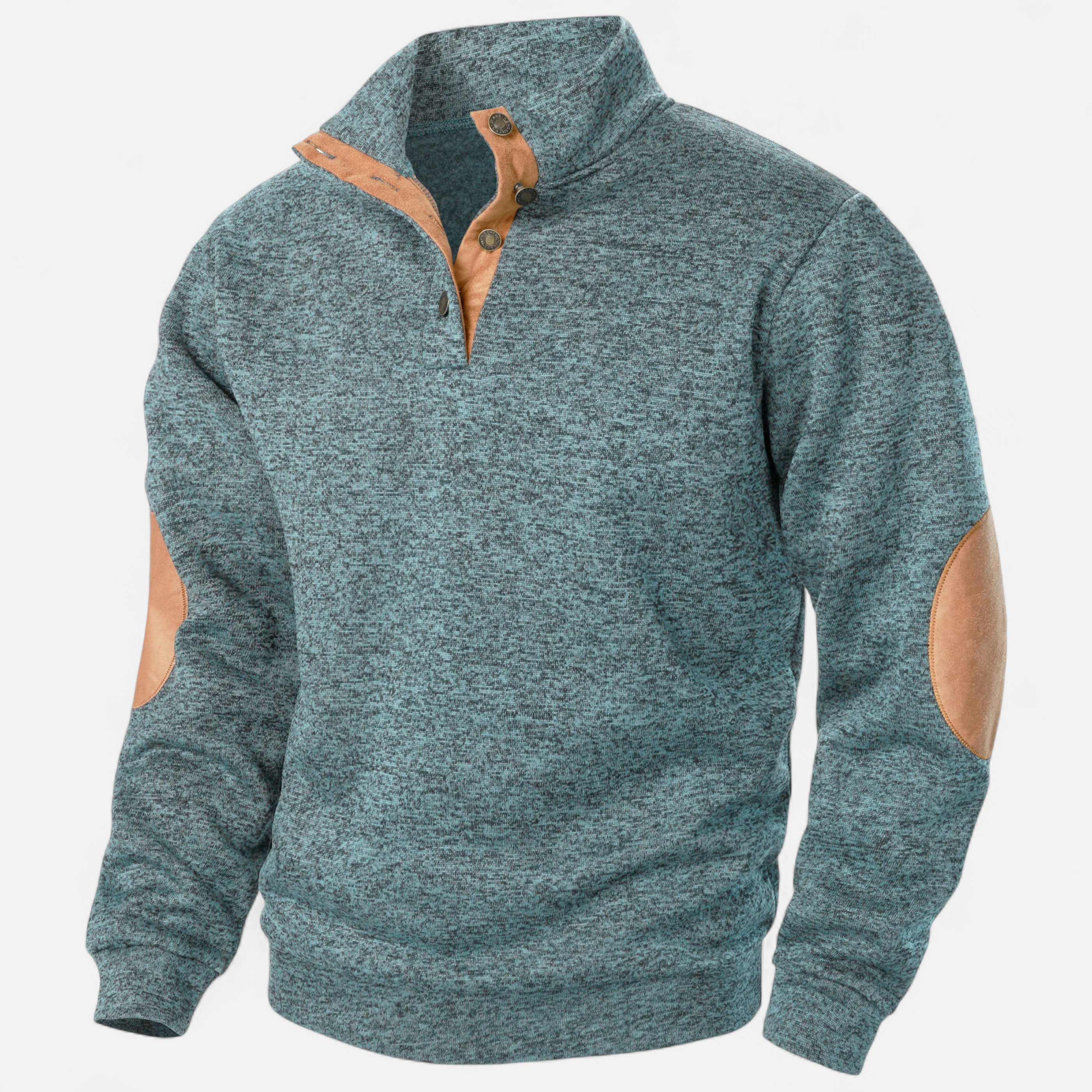 Old Ancien | Men’s Knitted Sweater – Stand Collar Heritage Style