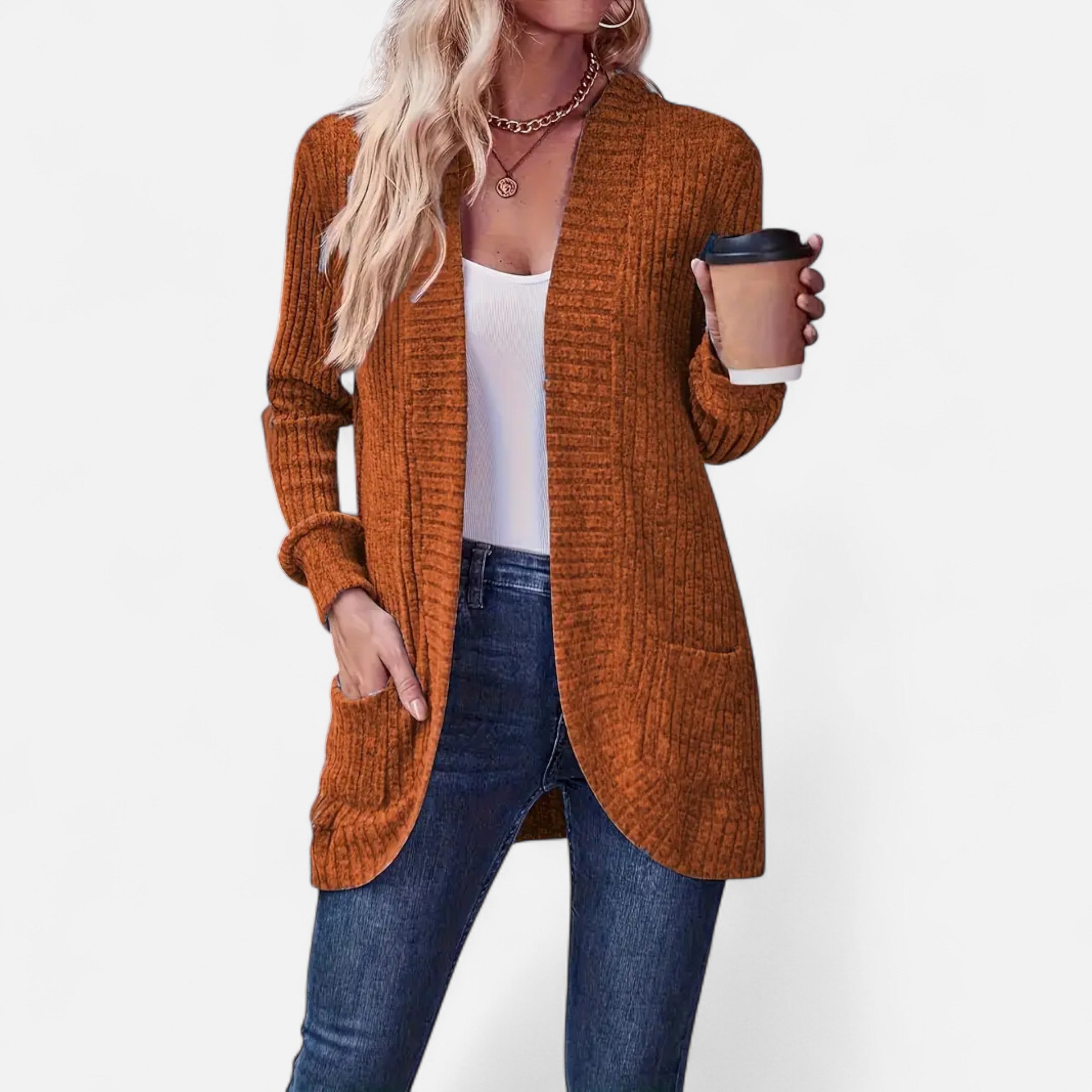 Old Ancien | Women’s Knit Cardigan – Elegant Casual Essential