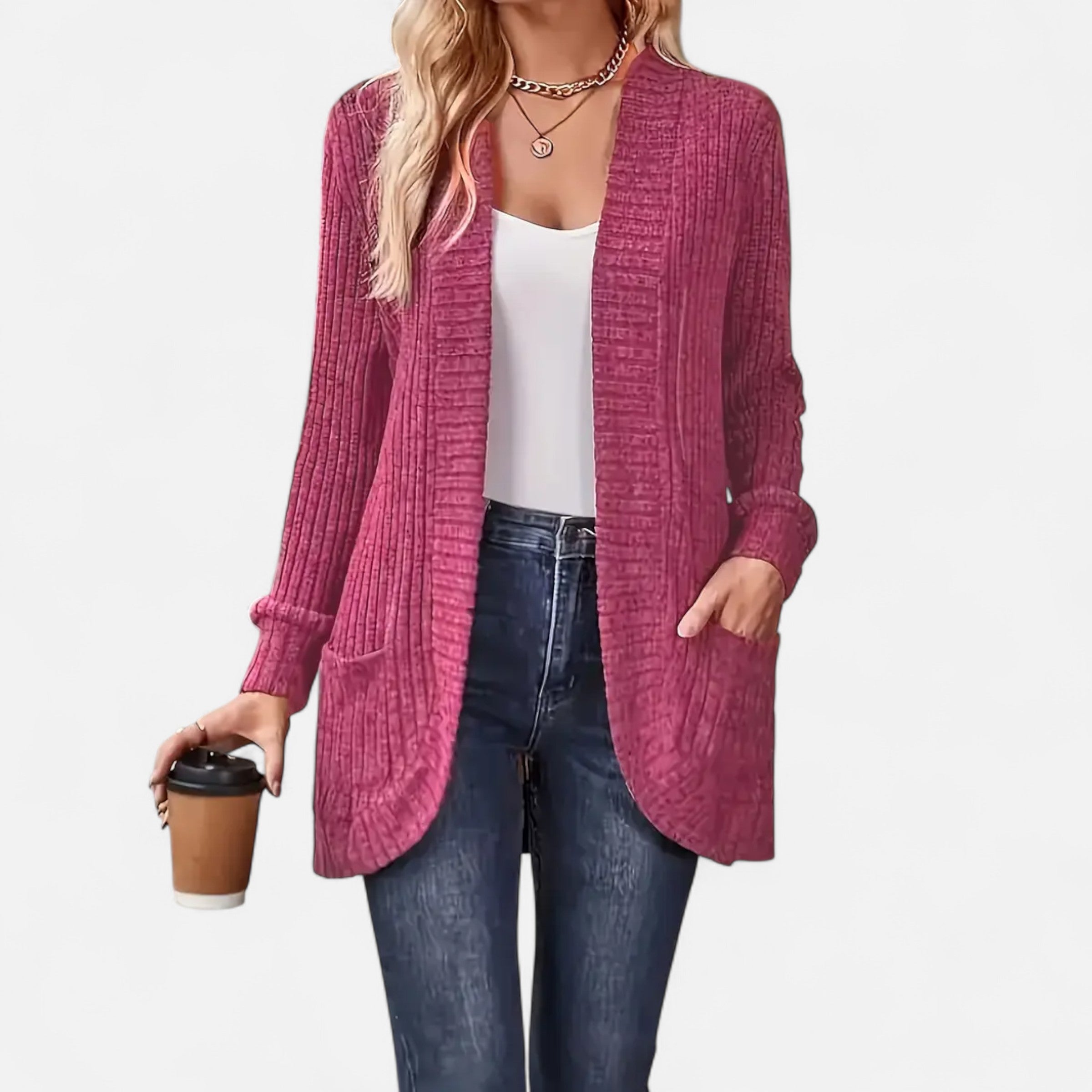 Old Ancien | Women’s Knit Cardigan – Elegant Casual Essential