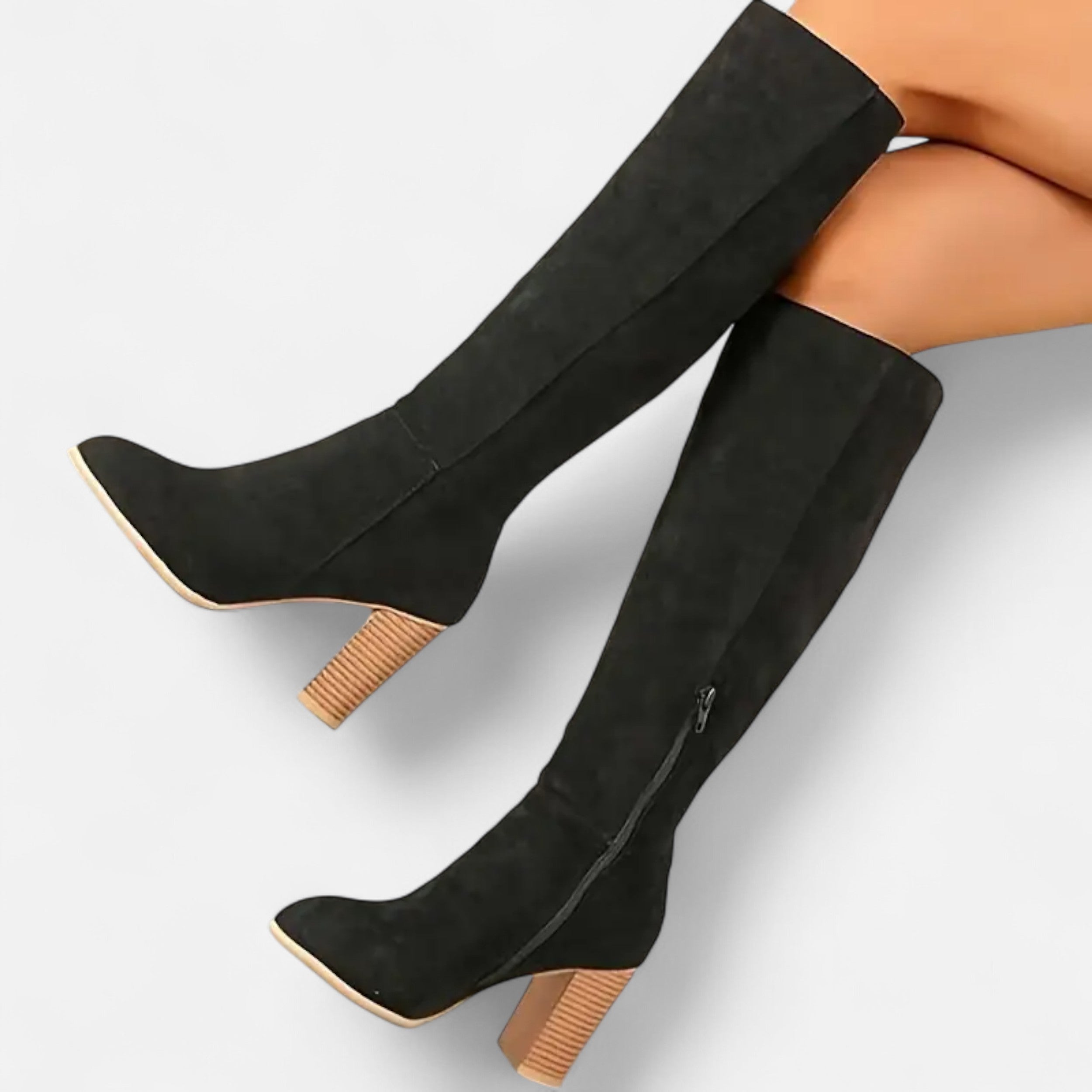 Old Ancien | Women’s Long Boots – Equestrian Light Brown Elegance