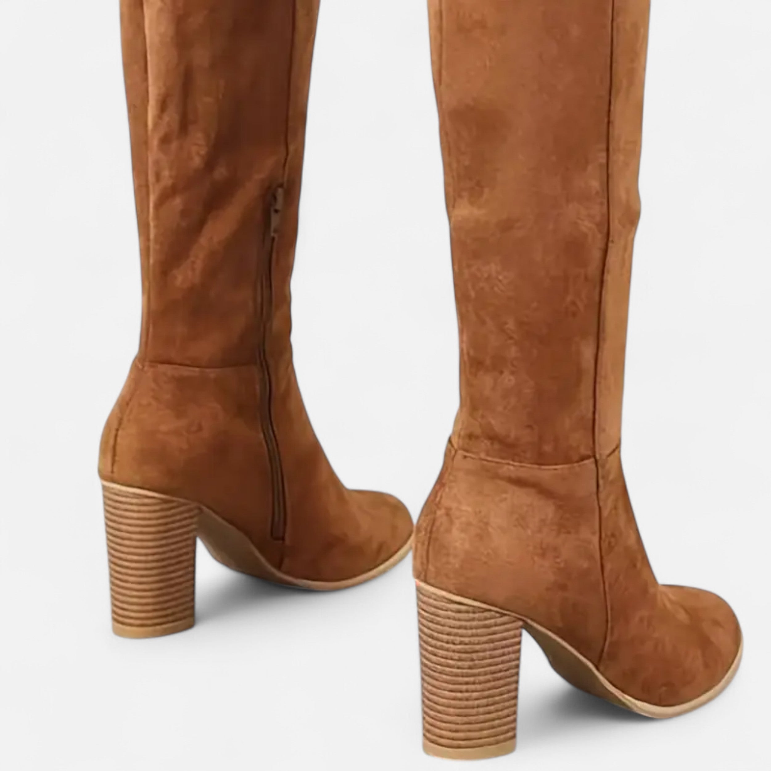 Old Ancien | Women’s Long Boots – Equestrian Light Brown Elegance