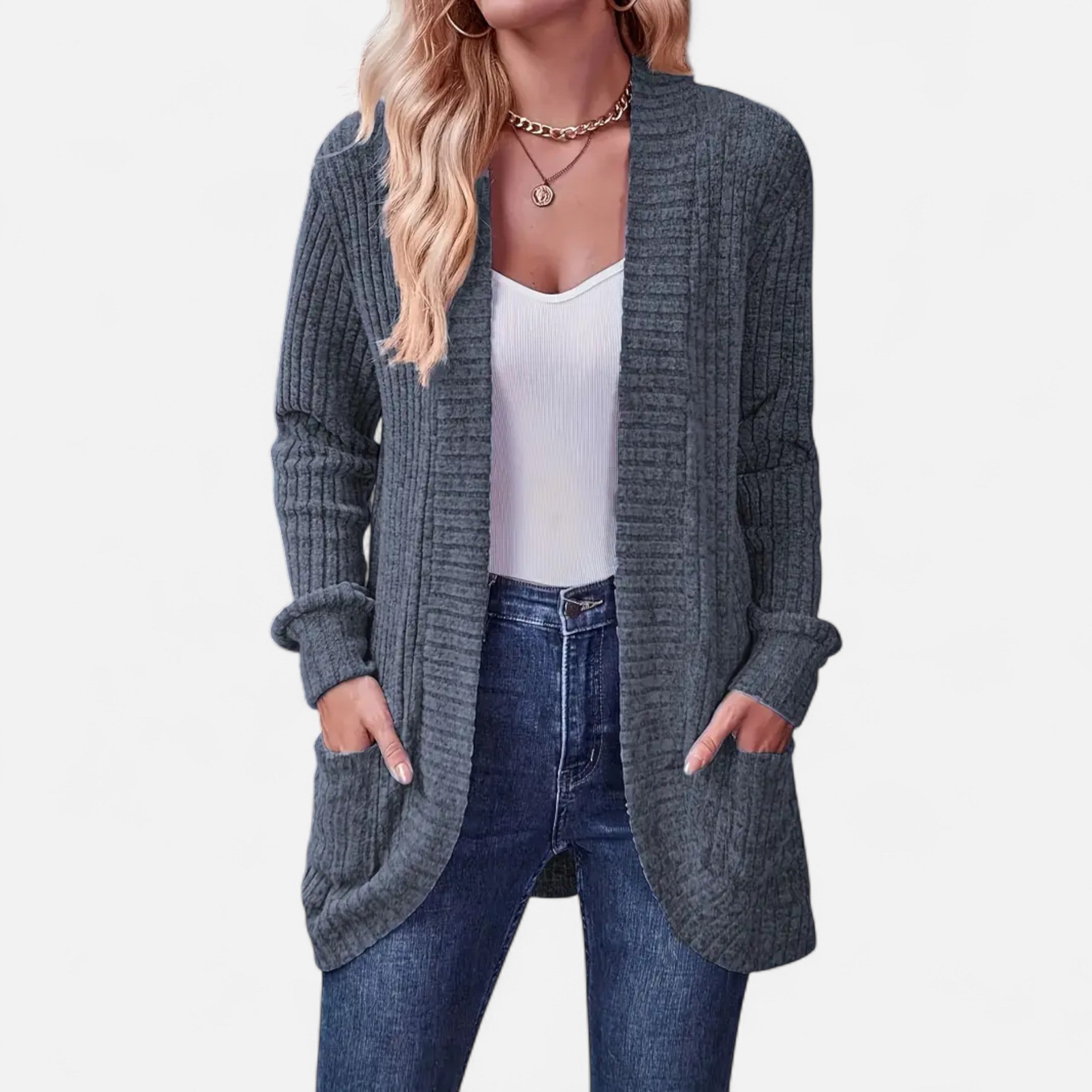 Old Ancien | Women’s Knit Cardigan – Elegant Casual Essential
