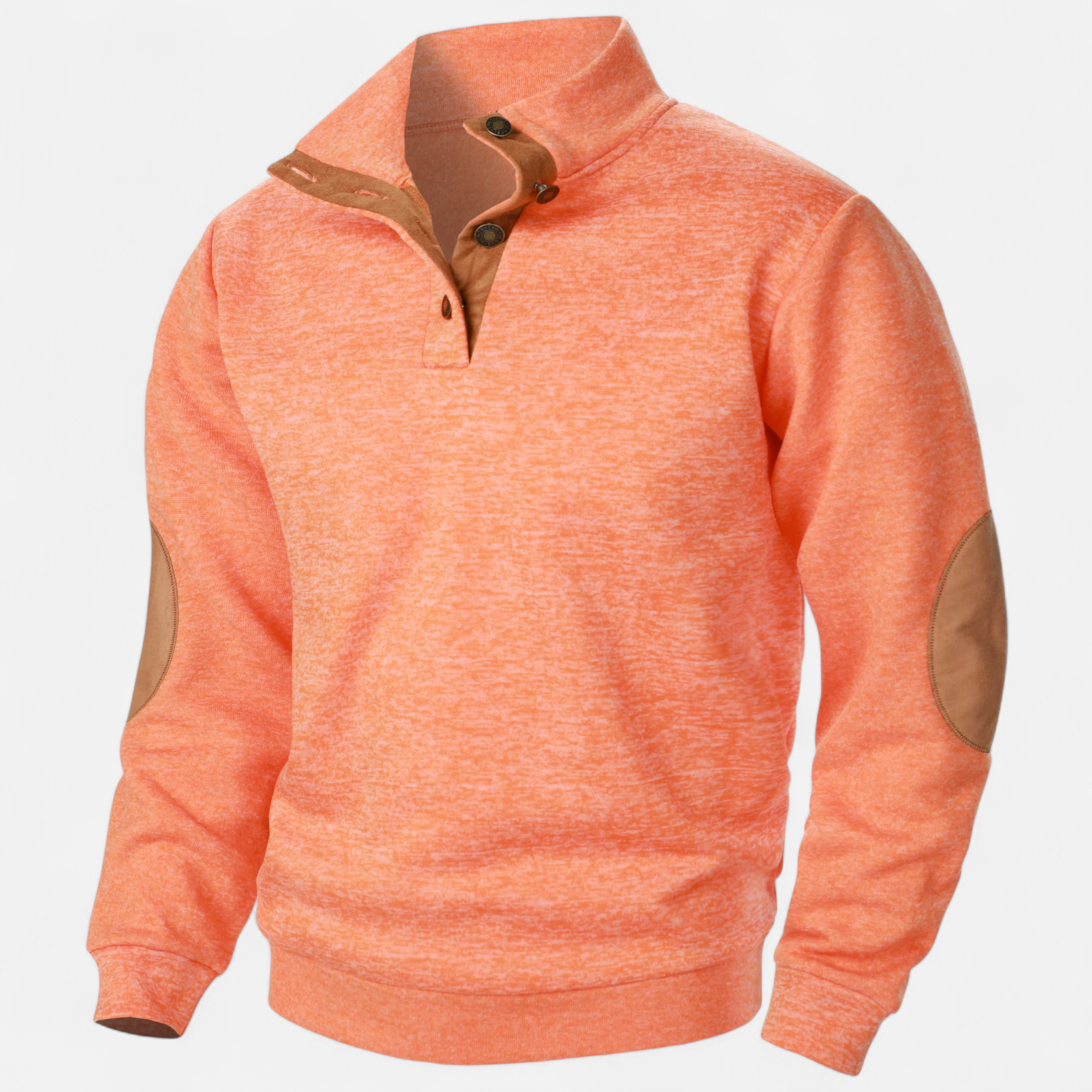 Old Ancien | Men’s Knitted Sweater – Stand Collar Heritage Style