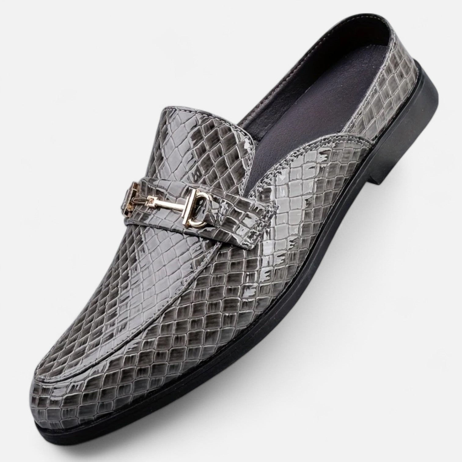 Old Ancien |  Men’s Dress Loafers – Buckled Round Toe Classic