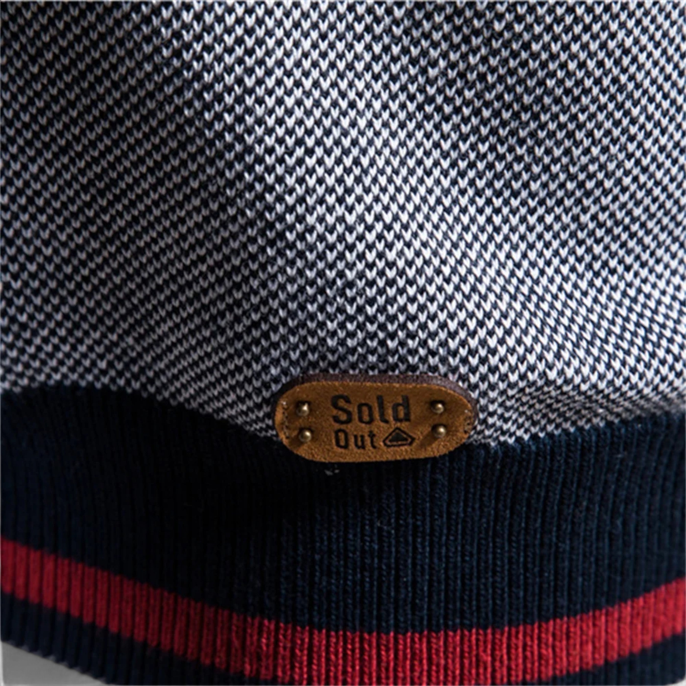 Old ancien | Men’s Zipped Sweater – Heritage Cotton Knit