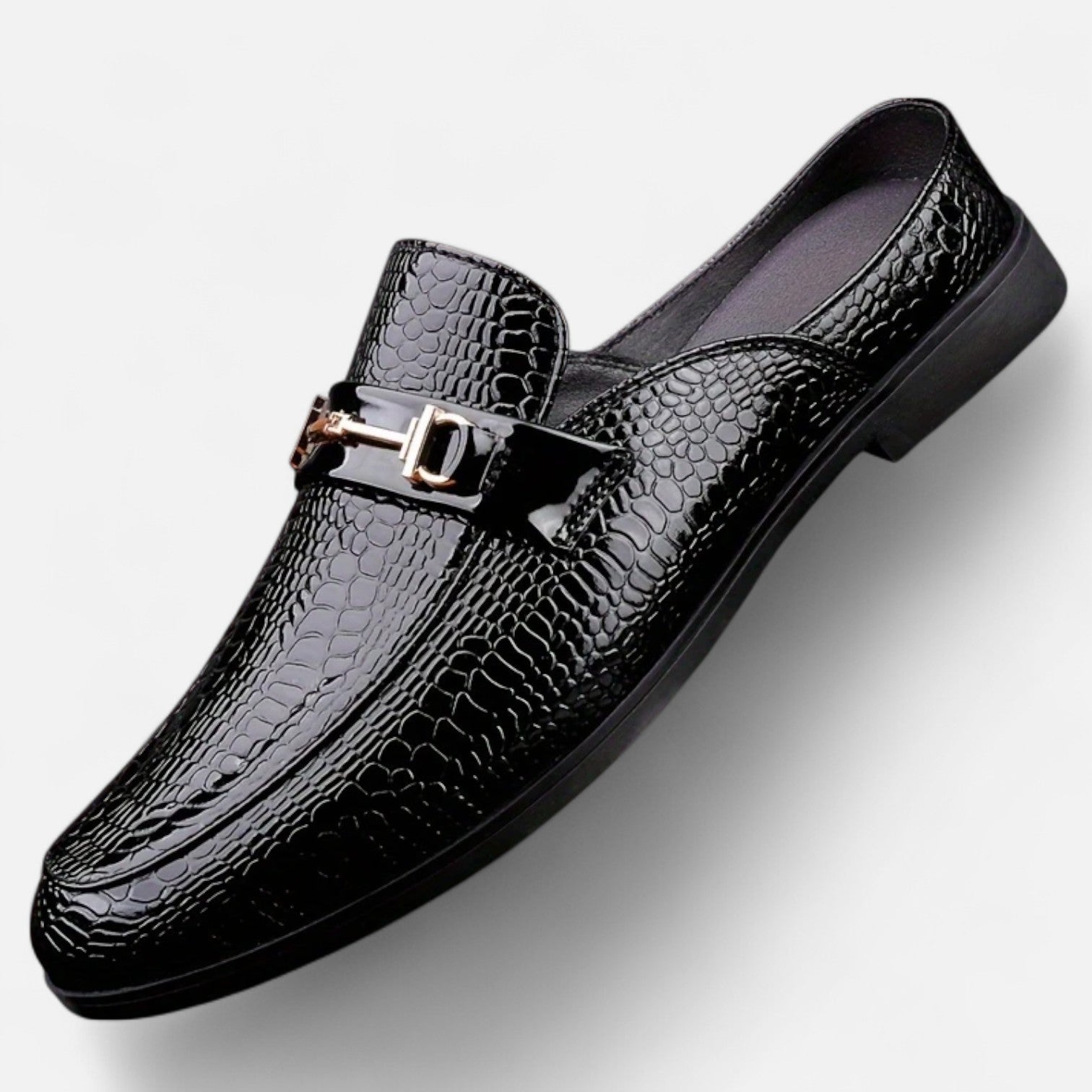 Old Ancien |  Men’s Dress Loafers – Buckled Round Toe Classic