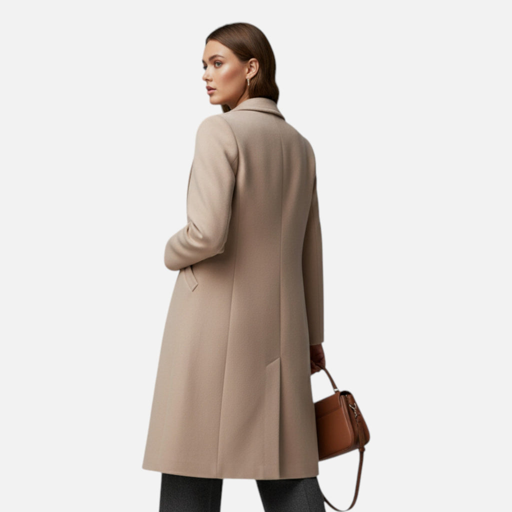 Old Ancien | Women’s Winter Overcoat – Lapel Collar Elegance