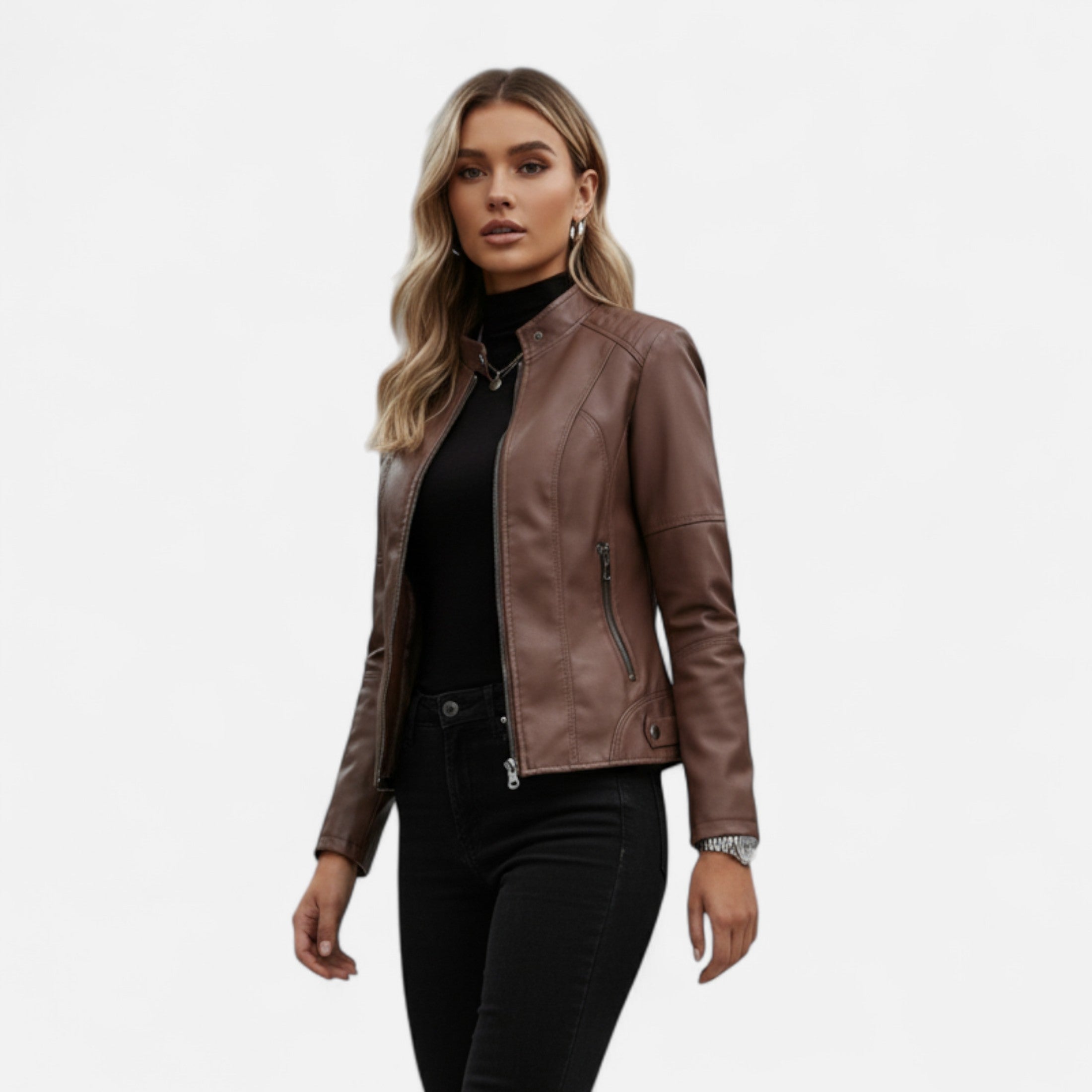 Old Ancien | Women’s Leather Jacket– Heritage Chic