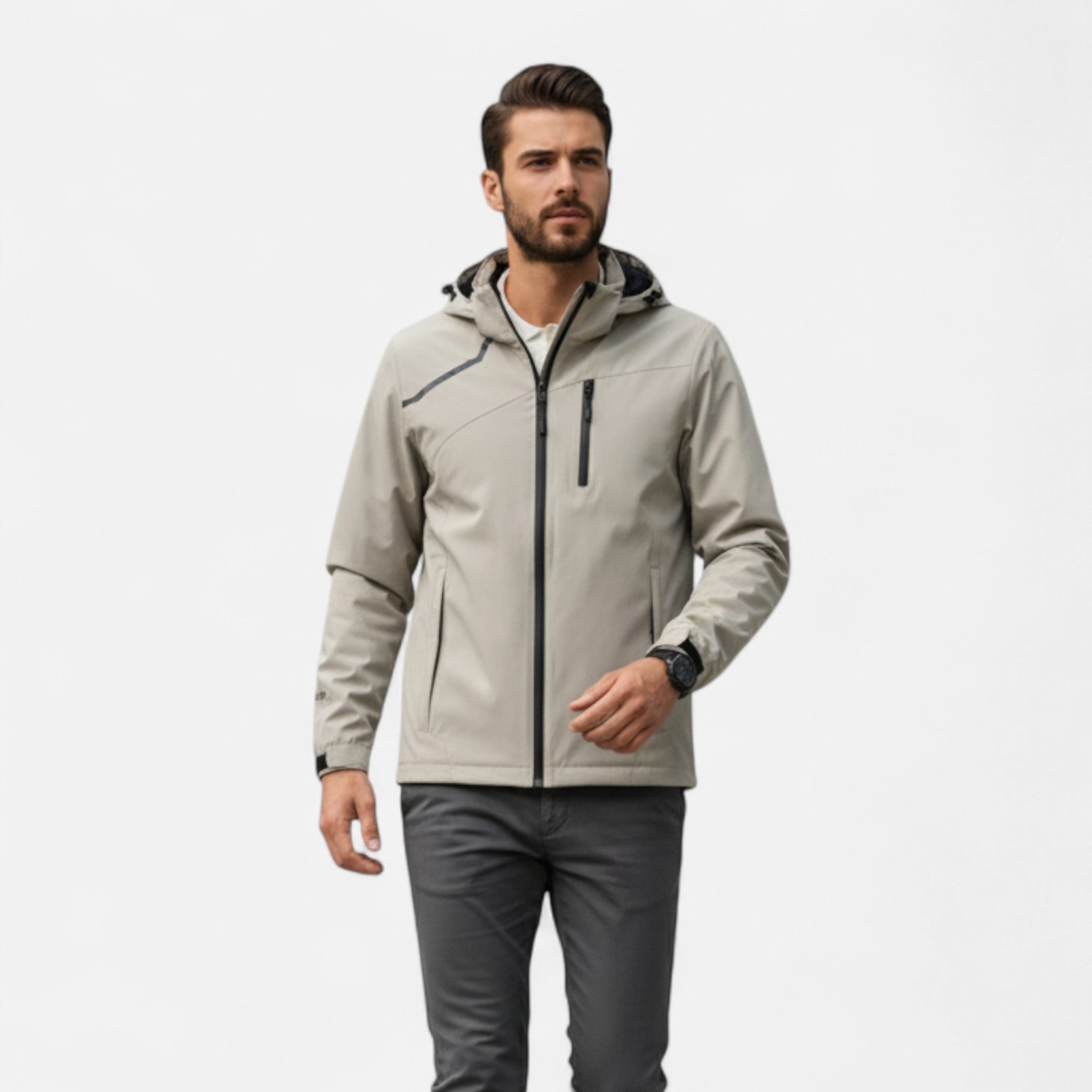Old ancien | Men’s Padded Jacket – Polar Fleece Warmth