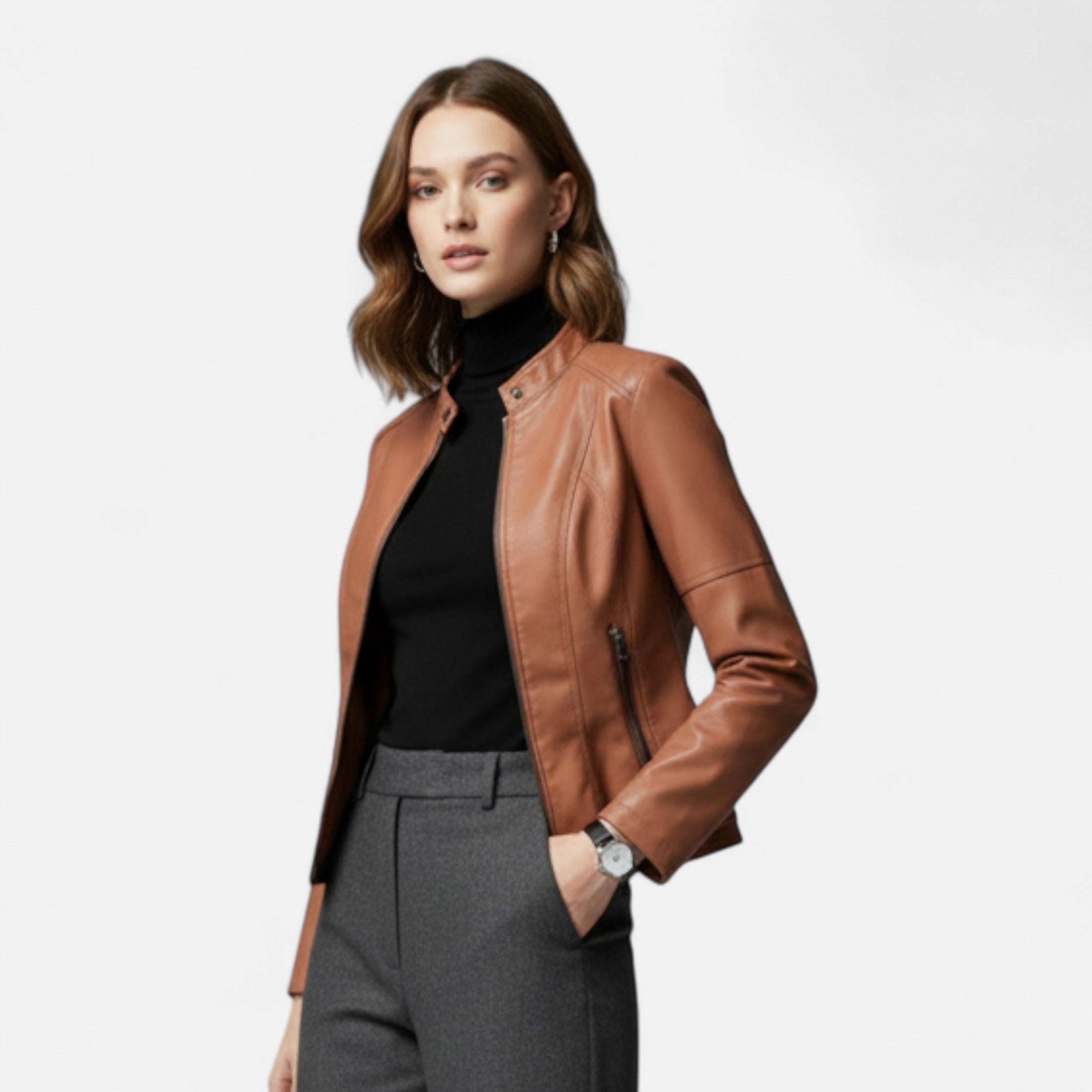 Old Ancien | Women’s Leather Jacket– Heritage Chic