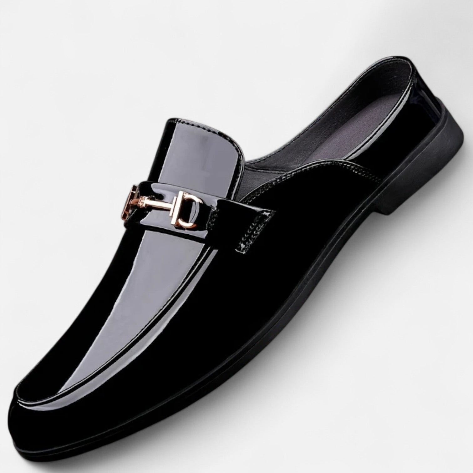 Old Ancien |  Men’s Dress Loafers – Buckled Round Toe Classic