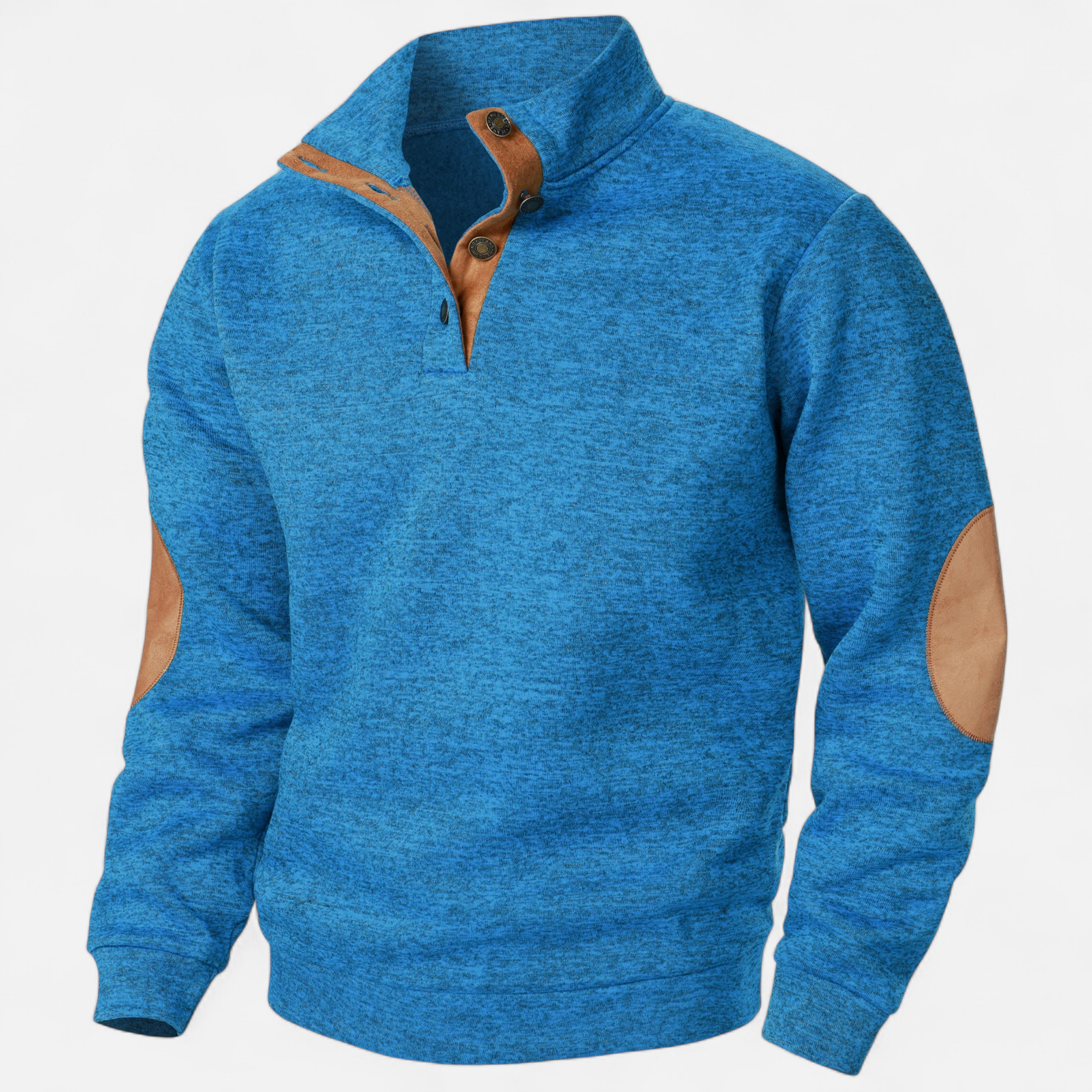 Old Ancien | Men’s Knitted Sweater – Stand Collar Heritage Style