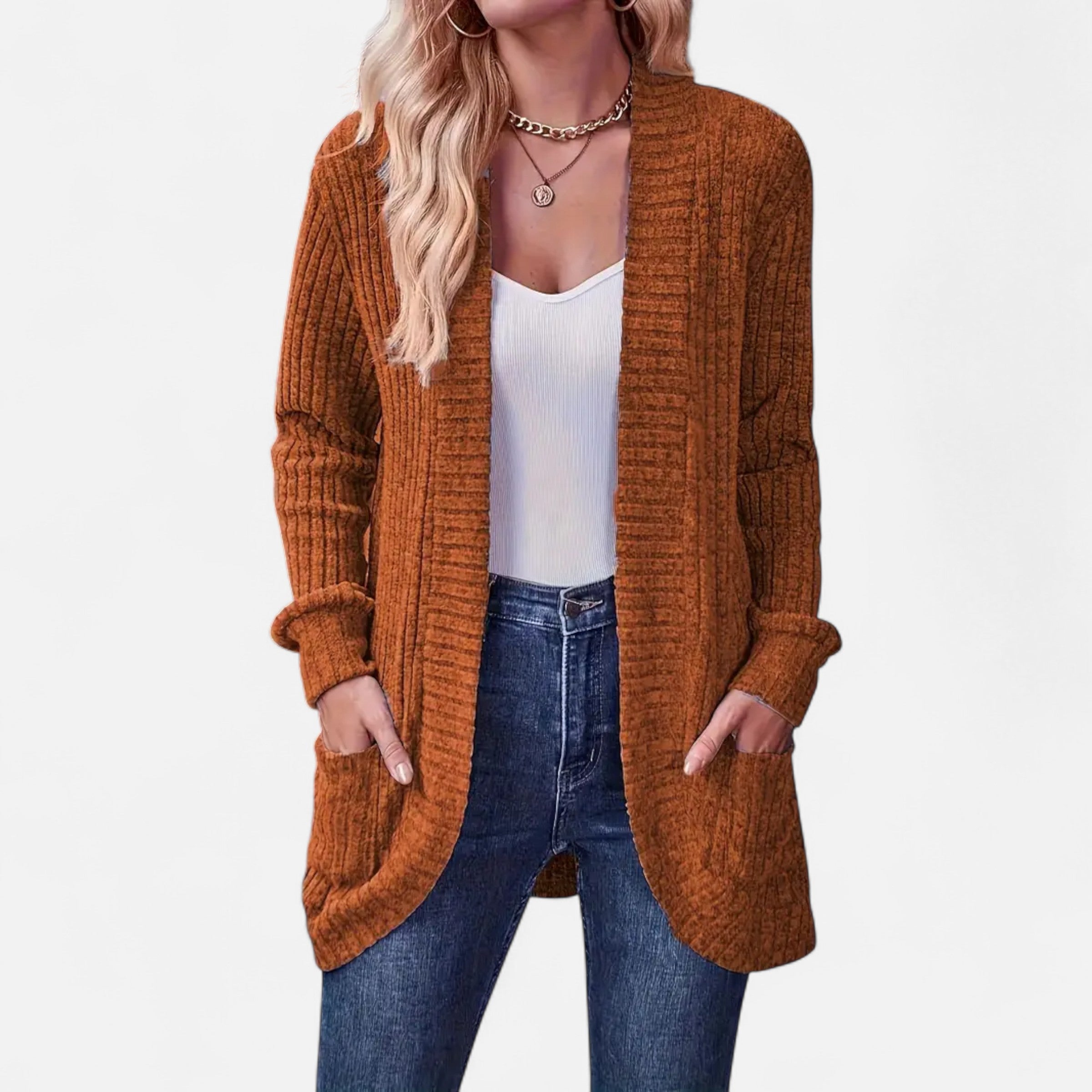 Old Ancien | Women’s Knit Cardigan – Elegant Casual Essential