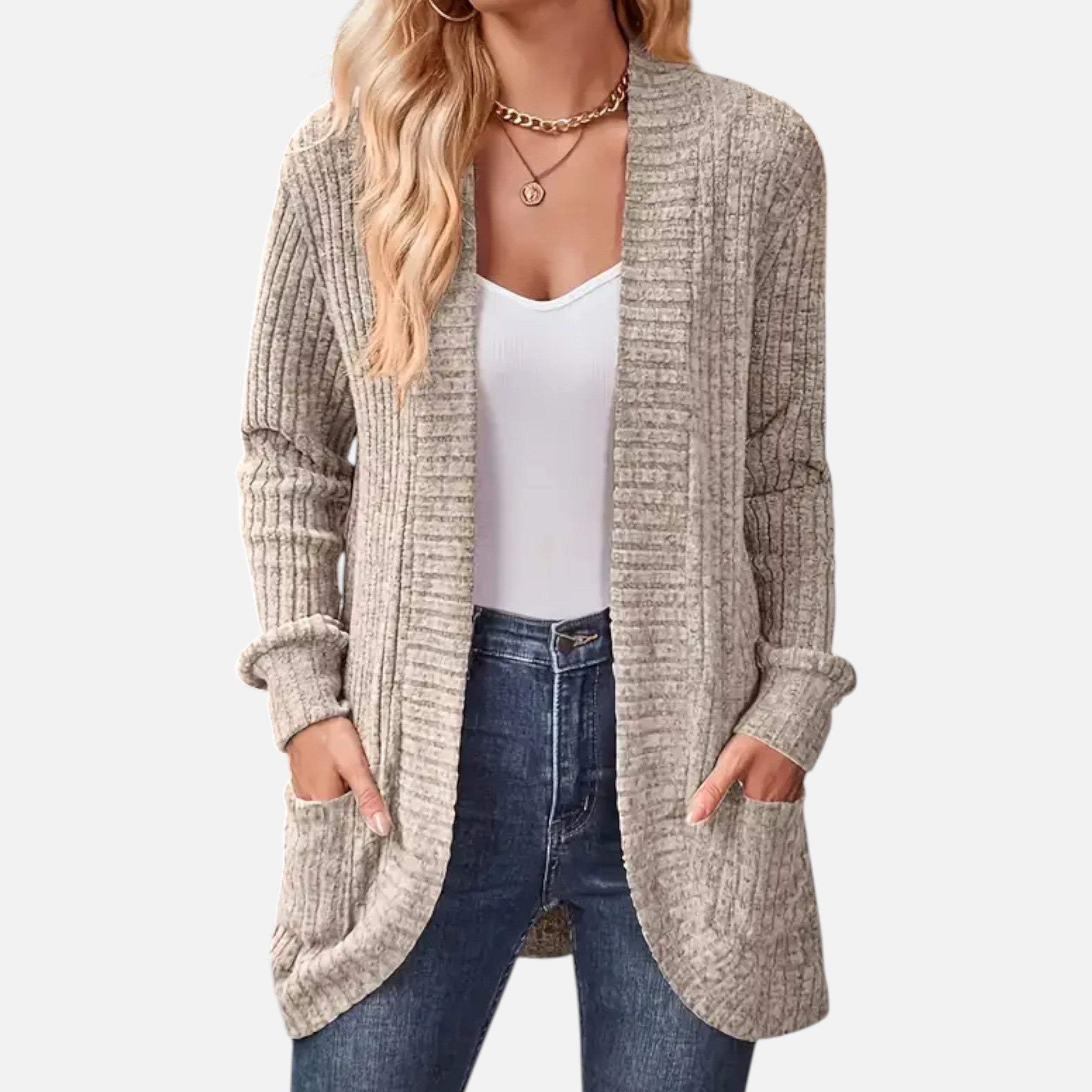 Old Ancien | Women’s Knit Cardigan – Elegant Casual Essential