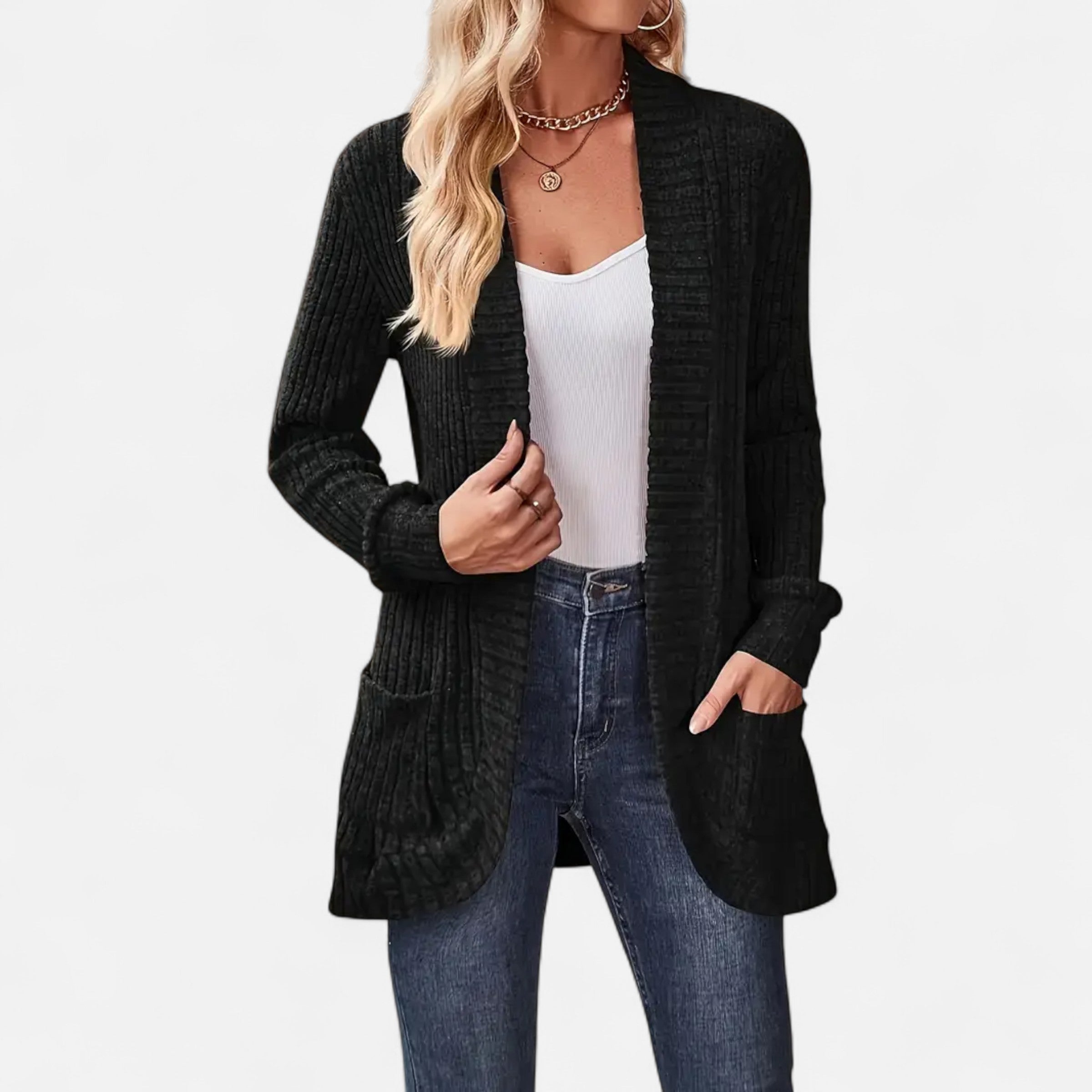 Old Ancien | Women’s Knit Cardigan – Elegant Casual Essential