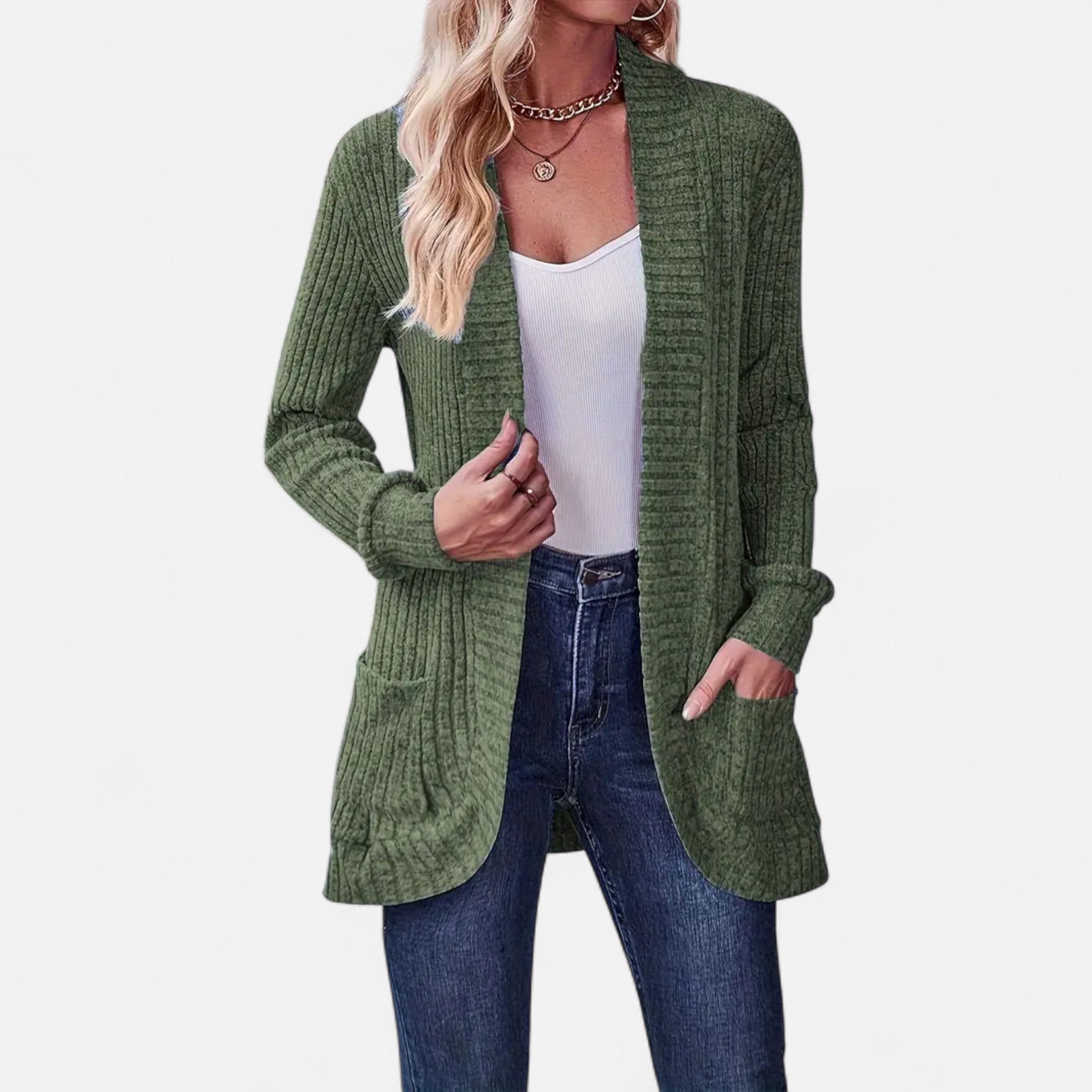Old Ancien | Women’s Knit Cardigan – Elegant Casual Essential