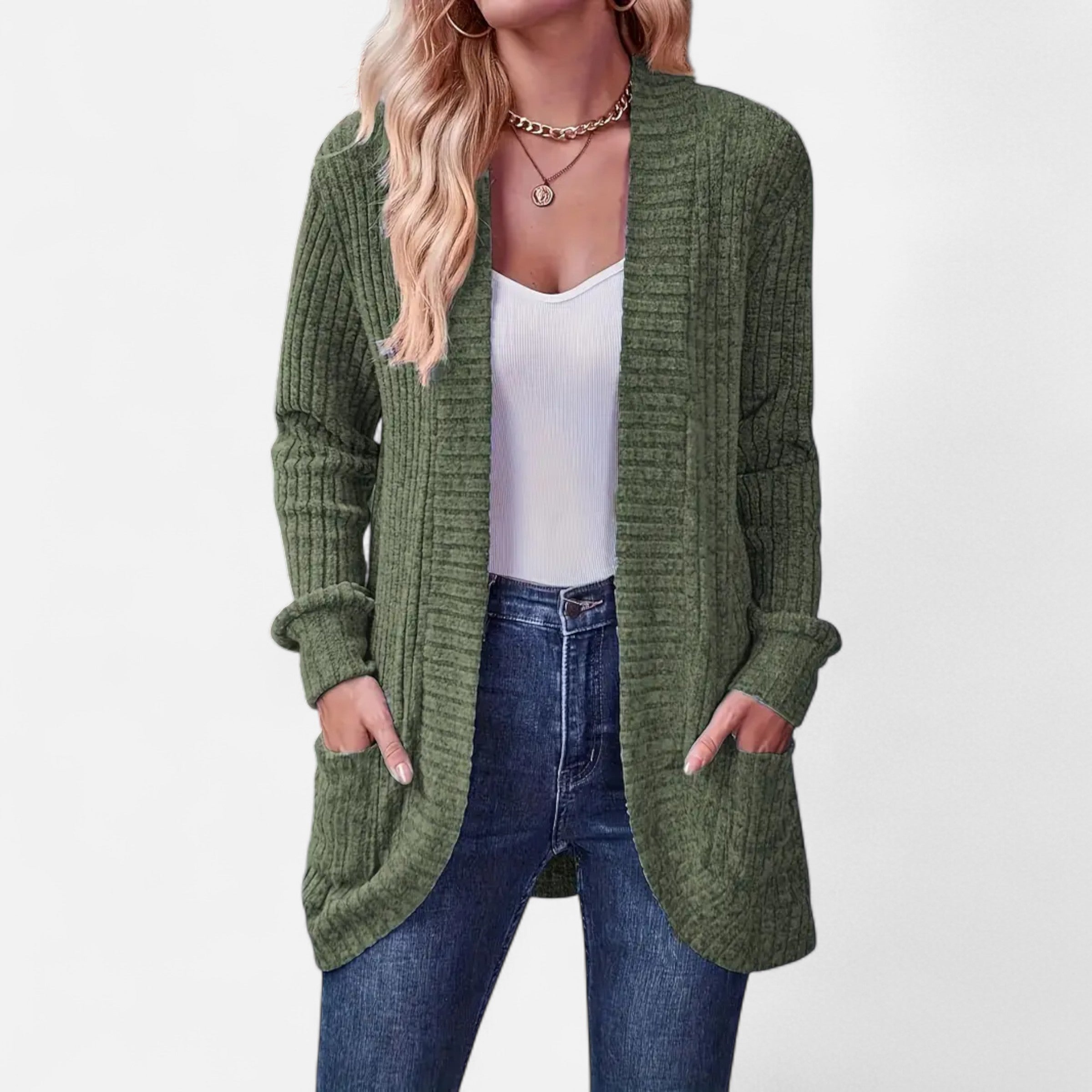 Old Ancien | Women’s Knit Cardigan – Elegant Casual Essential