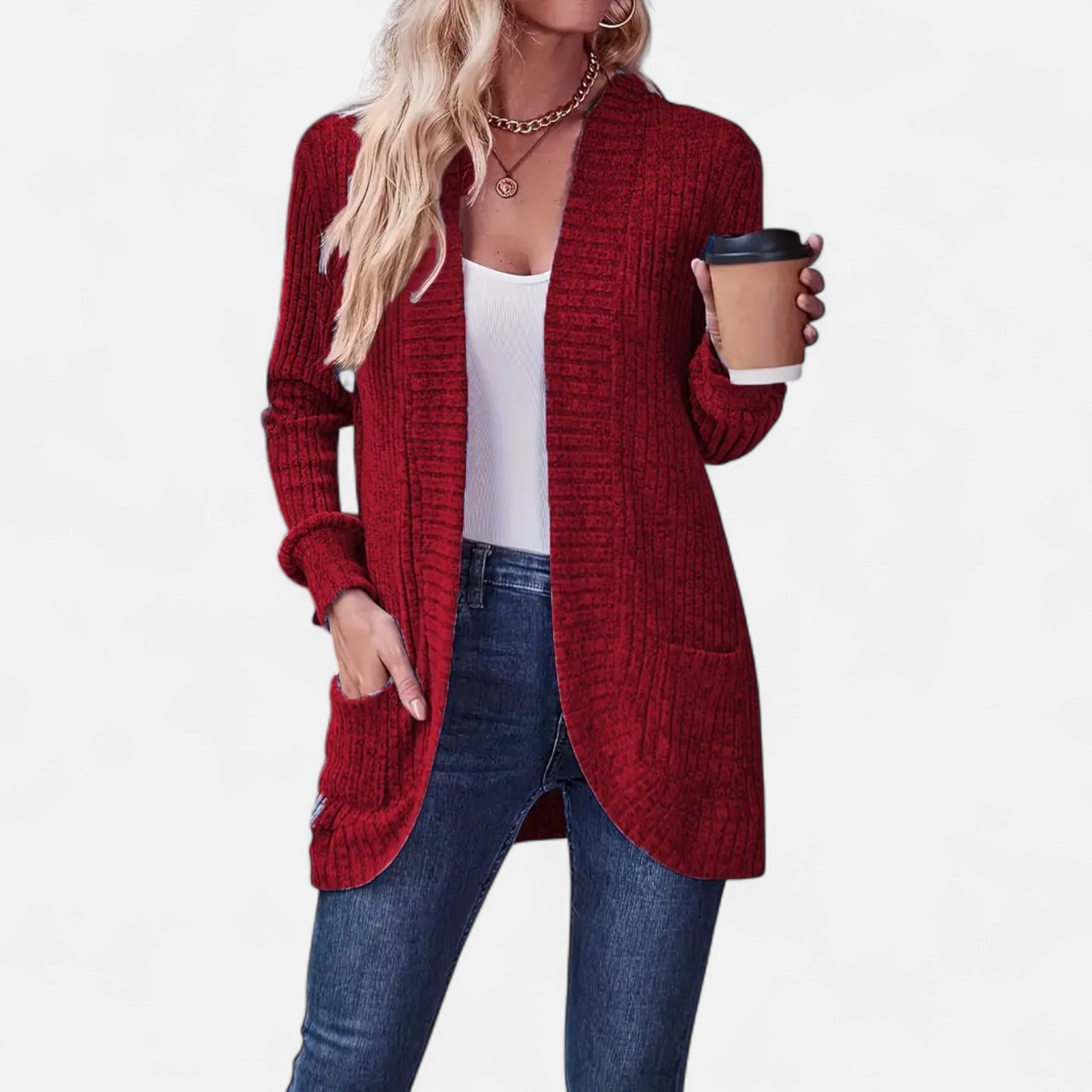 Old Ancien | Women’s Knit Cardigan – Elegant Casual Essential